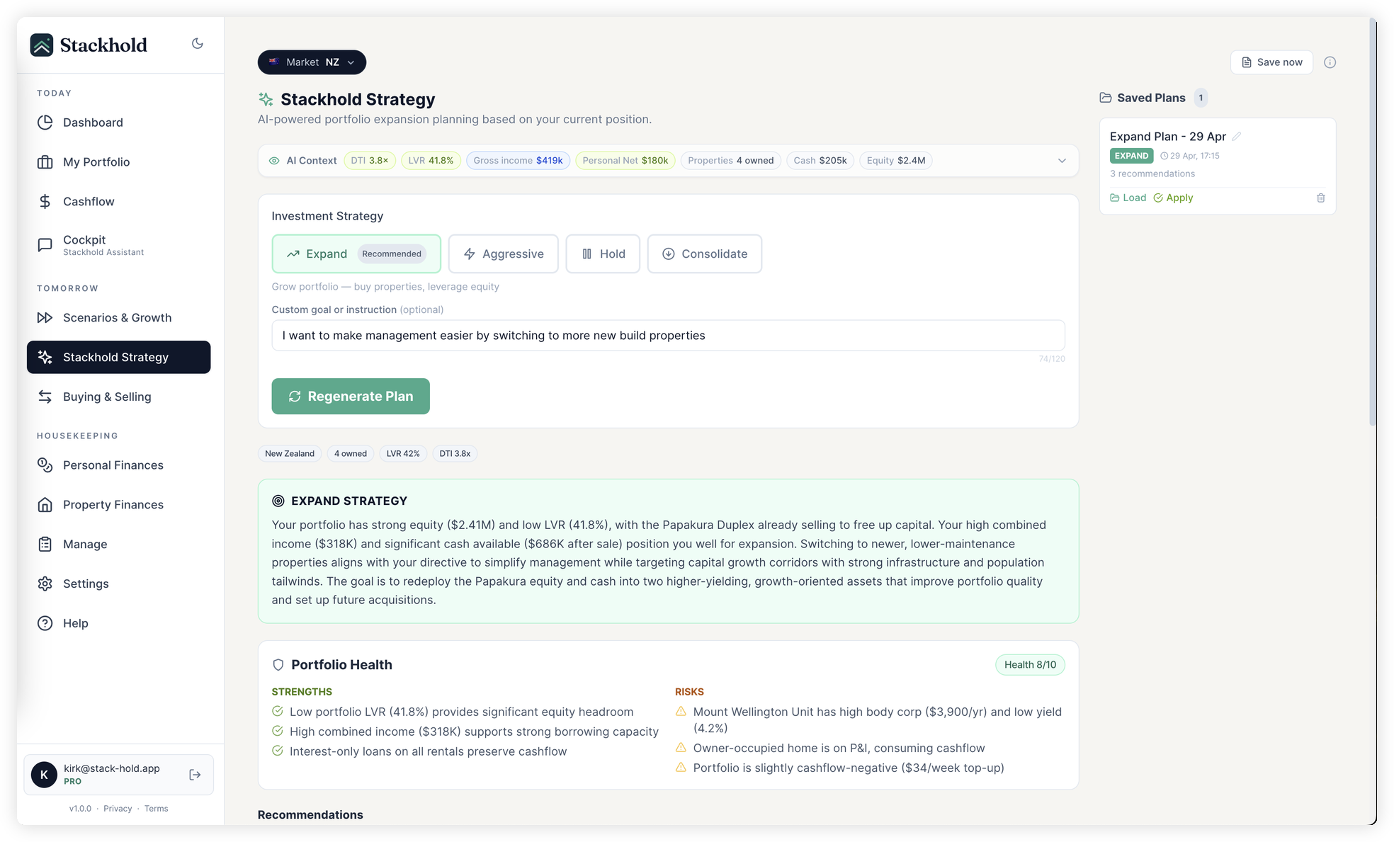 Get your Strategist plan